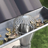 Osłona na liście rynny 2 szt. Srebrny 200 mm Stal nierdzewna