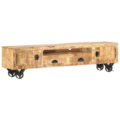 vidaXL Szafka pod TV, 150x30x37 cm, lite drewno mango