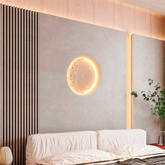 Plafon Księżyc Wpuszczany 60cm 17W Abruzzo Moon