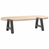 Nogi do stolika kawowego w kształcie litery A 2 szt. Antracyt 50x(30-31) cm Stal
