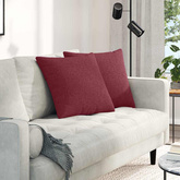 Poduszki na sofę 2 pcs Czerwone wino 50 x 50 cm tkanina