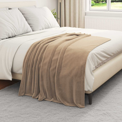 Koce narzutowe 6 pcs Camel 130 x 150 cm Polar