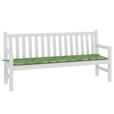 Poduszka na ławkę Materiał Oxford Wzór liścia 150 x 50 x 3 cm