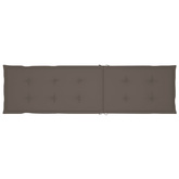 vidaXL Leżak tarasowy z podnóżkiem i poduszką, lite drewno akacjowe