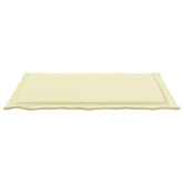 Poduszki na siedziska 2 pcs Kremowy 47 x 36 x 2 cm Poliester