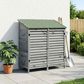 Shed ogrodowy Szary 106 x 56 x 113,5 cm Drewno Świerkowe