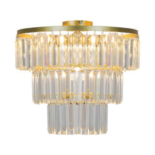 P17127-4-GD TIFANNY LAMPA SUFITOWA ZŁOTA/GOLD