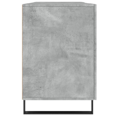 vidaXL Biurko, szarość betonu, 140x50x75 cm, materiał drewnopochodny wariant 9
