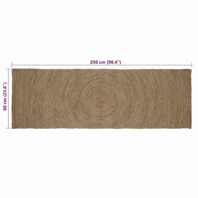 Dywany pokojowe Szary 60 x 250 cm Juta