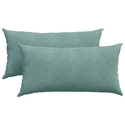 Poduszki na sofę 2 pcs Zielony morski 80 x 40 cm