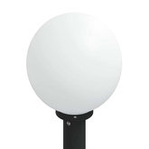 Słupki oświetleniowe 3 szt. 80 cm, czarne, IP44