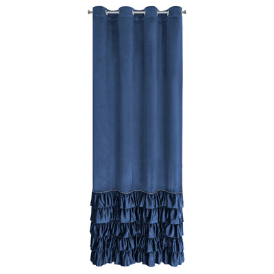 Zasłona Carli granatowa 140x250