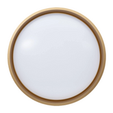 Plafon Okrągły Biało-złoty ?40cm 24W Abruzzo Sonata