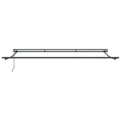 Rama markizy Z regulacją Antracyt 4,5 × 3 m Stal