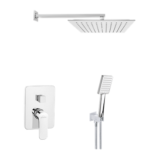 Zestaw podtynkowy z baterią podtynkową 2-funkcyjną Siros chrom  Invena