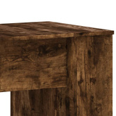 vidaXL Biurko, przydymiony dąb, 140x50x75 cm, materiał drewnopochodny wariant 5