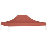 Dach do namiotu imprezowego, 4,5 x 3 m, terakota, 270 g/m?