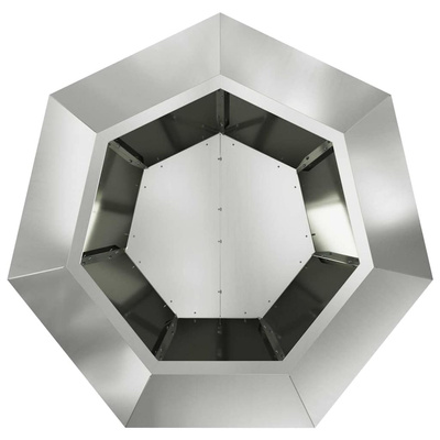 Donica 2 pcs Srebrny 75 x 75 x 60 cm Stal Galwanizowana