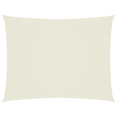 Prostokątny żagiel ogrodowy, tkanina Oxford, 3x4 m, kremowy