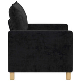 Sofa Czarny 126 x 81 x 87,5 cm Poliester