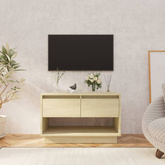 vidaXL Szafka pod TV, dąb sonoma, 70x41x44 cm materiał drewnopochodny