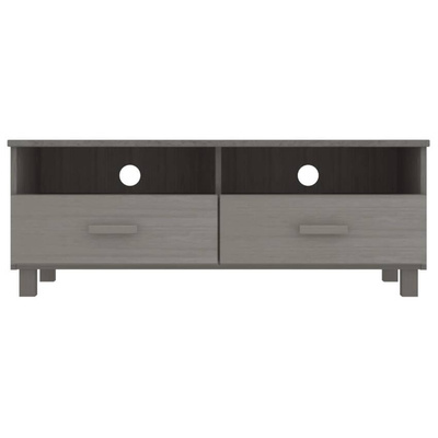 vidaXL Szafka pod TV HAMAR, jasnoszara, 106x40x40 cm, drewno sosnowe