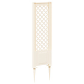 Trellis z gwoździem Biały 43 x 6 x 165 cm PP