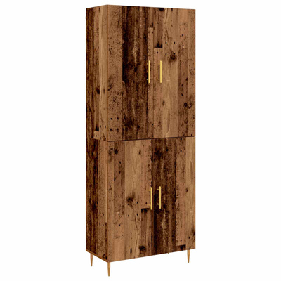Highboard Stare drewno 69,5 x 34 x 180 cm Drewno inżynieryjne