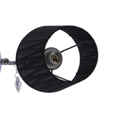 Kinkiet czarny 1xE14 Sorento Candellux 21-38036
