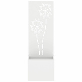 Ekran zapewniający prywatność w ogrodzie Biały 50 x 150 cm