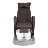 Fotel spa do pedicure Azzurro 016C brązowy z masażem pleców i hydromasażem  142946