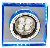 Oprawa stropowa kwadratowa niebieska LED SS-22 2226934