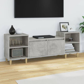 vidaXL Szafka pod TV, szarość betonu, 160x35x55 cm model standard
