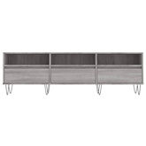 vidaXL Szafka pod TV, szary dąb sonoma, 150x30x44,5 cm w kolorze cm