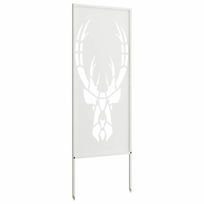 Ekran zapewniający prywatność w ogrodzie Biały 50 x 140 cm