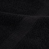 Ręczniczki premium SOLUND, 10 szt., czarne, 30x50 cm, 600 g/cm²