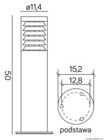 Oprawa stojąca JOY 91065L-500 BL 91065L-500 BL