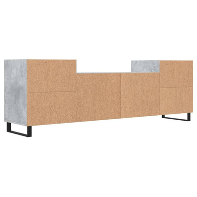 vidaXL Szafka pod TV, szarość betonu, 160x35x55 cm