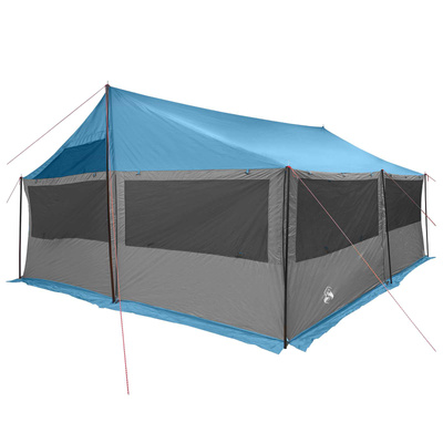 Namiot rodzinny niebieski 600 x 400 x 268 cm Poliester i Stal