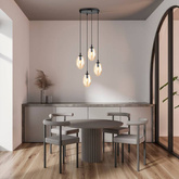 Lampa wisząca ASTRAL 4 BL PREMIUM MIODOWY
