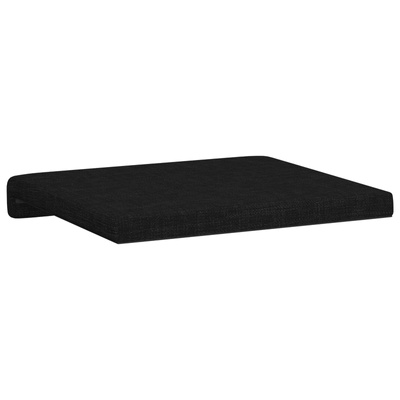 Poduszka na ławkę 4 szt. tkanina Czarny Głębokość 35 cm