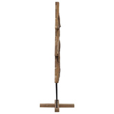 Choinka z podstawą Brązowy 90 cm Lite drewno tekowe