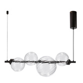 Lampa wisząca Playa szklane klosze kula 4-punktowa LED 3000K regulowana