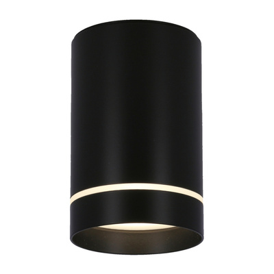 Lampa sufitowa oprawa czarna 15W GU10 Tuba 2282787