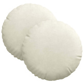 Poduszki na siedziska 2 pcs Kremowy ?30 x 13 cm Aksamit