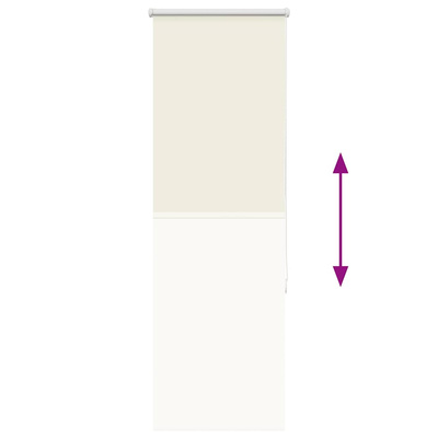 Roleta zaciemniająca Off White 60x130 cm Szerokość tkaniny