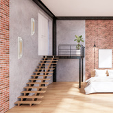 Kinkiet Retro Loft Abigali E27 biały