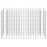 vidaXL Podwyższona donica gabionowa, galwanizowana stal, 90x30x60 cm