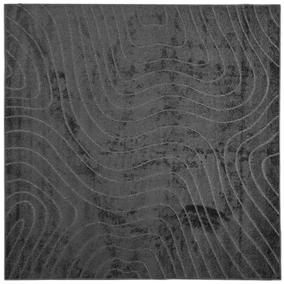 Dywany pokojowe Kwadrat PALMERAS Antracyt 120 x 120 cm