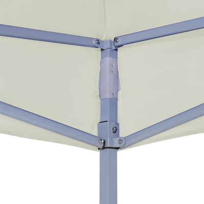 vidaXL Dach do namiotu imprezowego, 4 x 3 m, kremowy, 270 g/m²